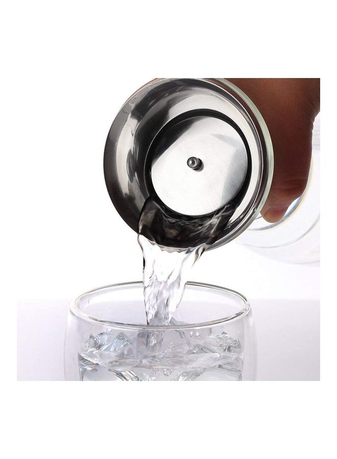 Heat Resistant Borosilicate Water Carafe Glass Pitcher clear - Image 2